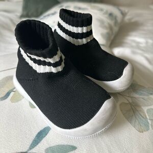 High top stretch sock baby shoes